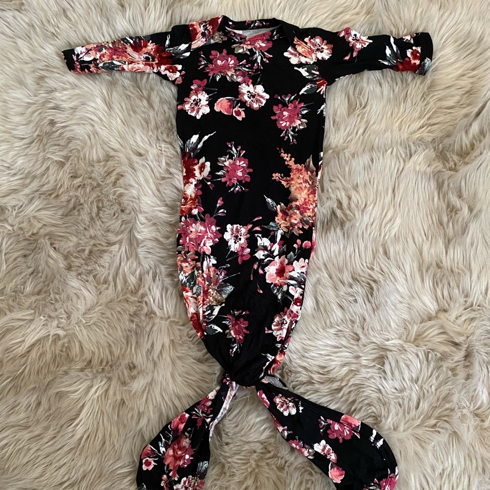 Gigi & Max Knotted Gown w/ Matching Bow